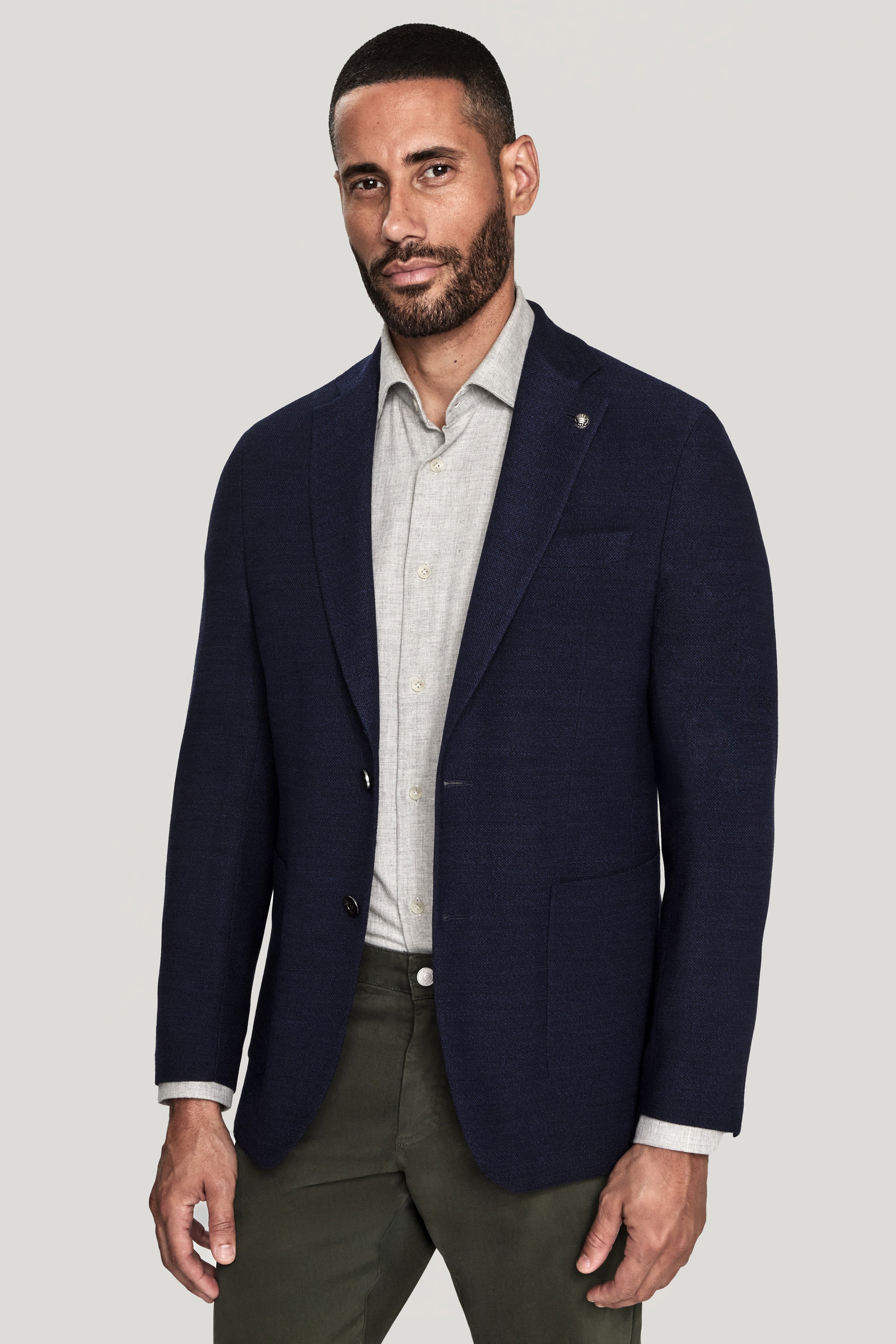Navy COMFORTWEAR™ Blazer Wool Blend Jack Victor - Main Image