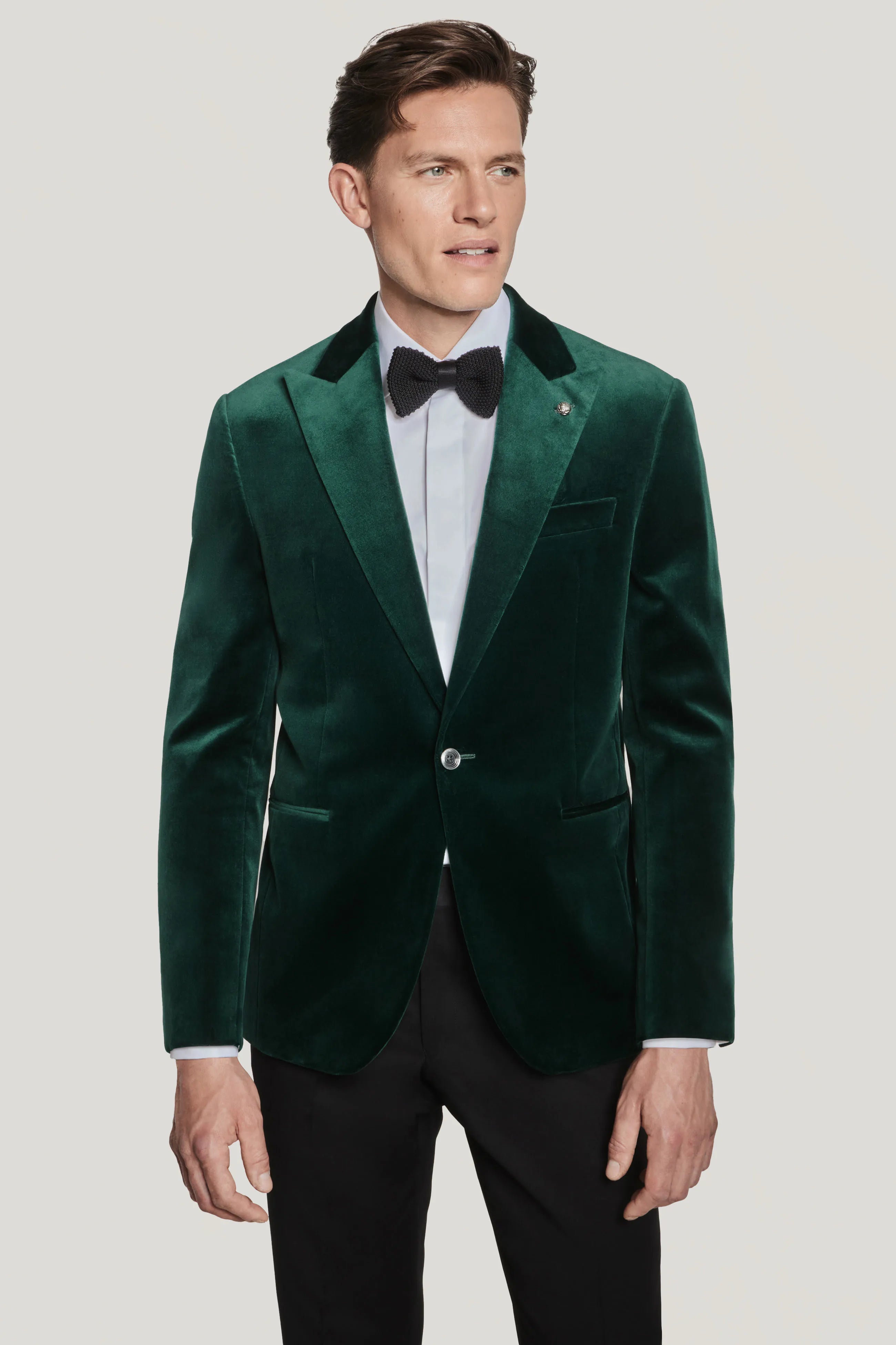 Mens green velvet dinner jacket discount