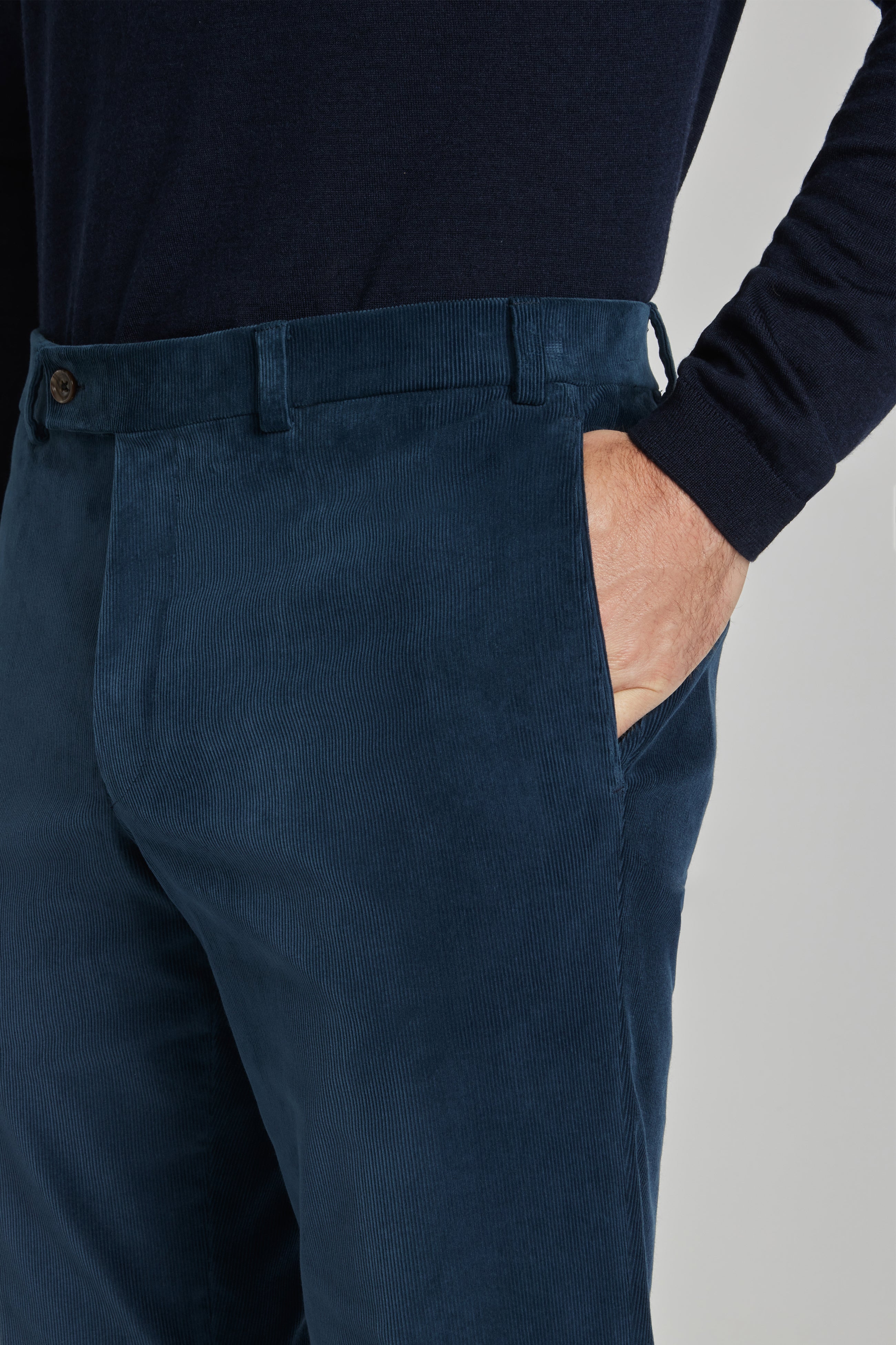 Alt view 1 Pablo Corduroy Trouser in Teal