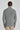 Alt view 4 Daulac Melange Cotton Quarter Zip Sweater in Charcoal