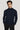 Alt view Navy Long Sleeve Mock Neck