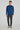 Alt view 2 Redfern Wool, Silk and Cashmere Long Sleeve Polo in Blue