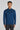 Alt view Redfern Wool, Silk and Cashmere Long Sleeve Polo in Blue