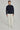 Alt view 2 Redfern Wool, Silk and Cashmere Long Sleeve Polo in Navy