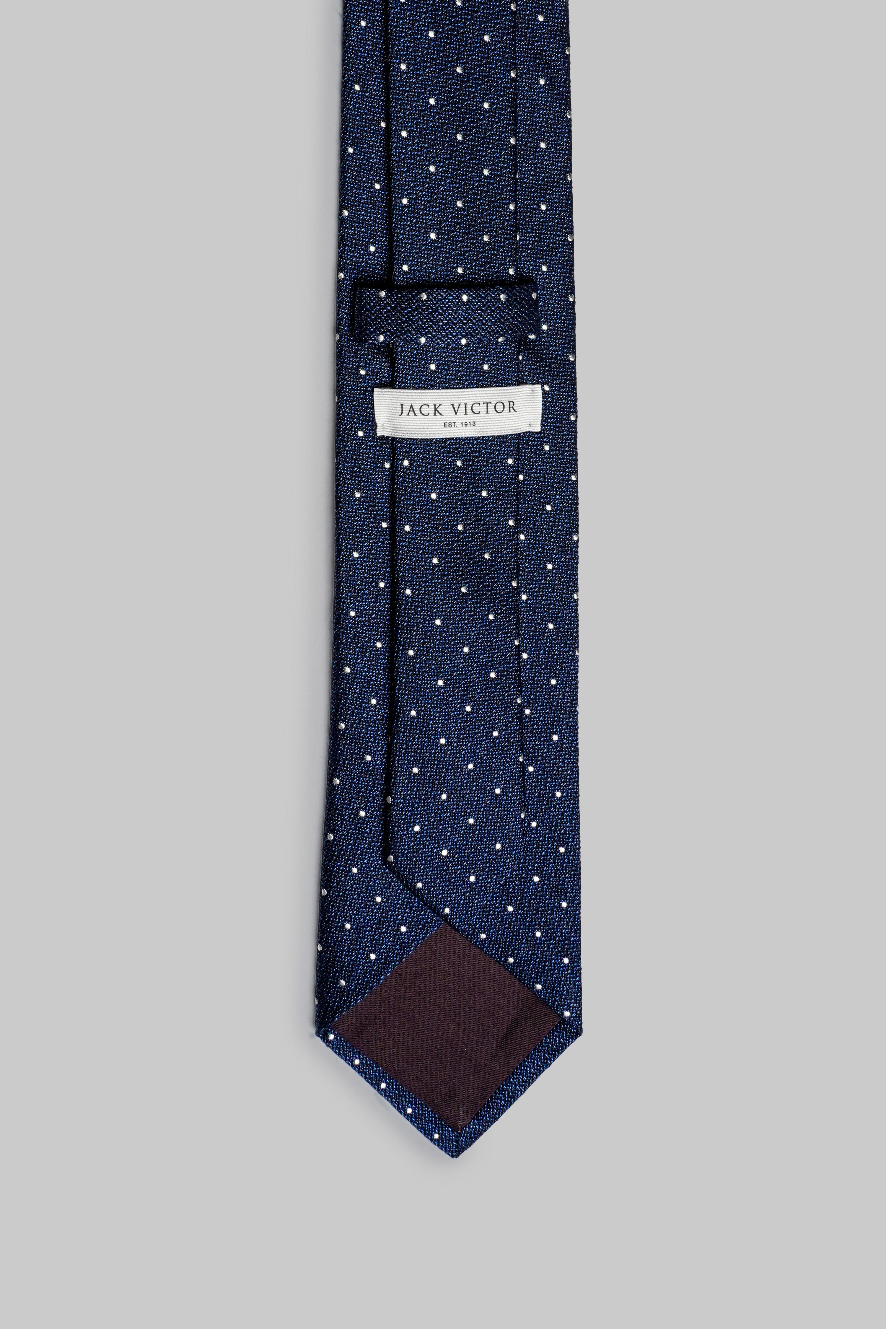 Alt view 2 Pindot Woven Tie in Palace Blue