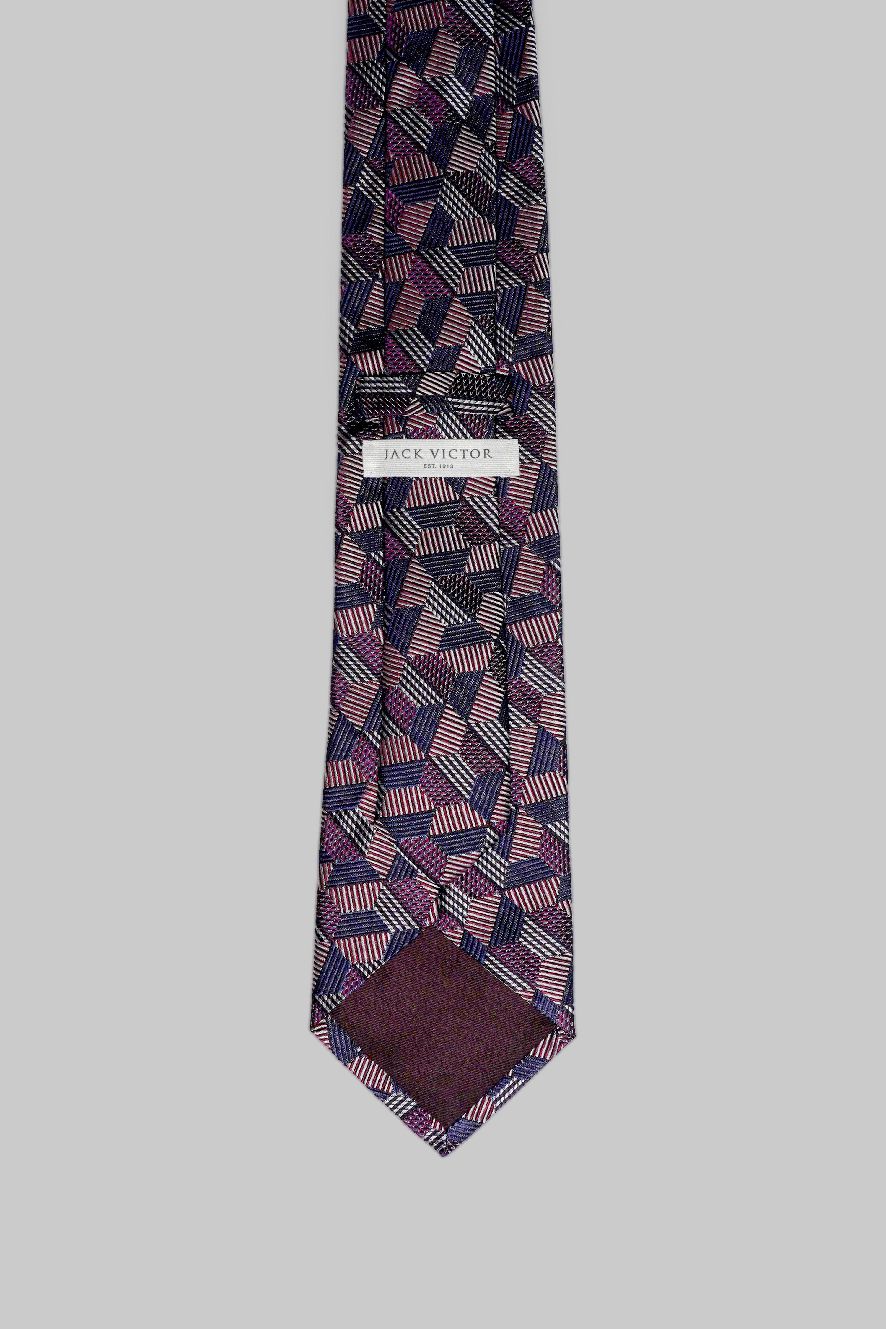 Alt view 3 Holton Weave Tie in Purple
