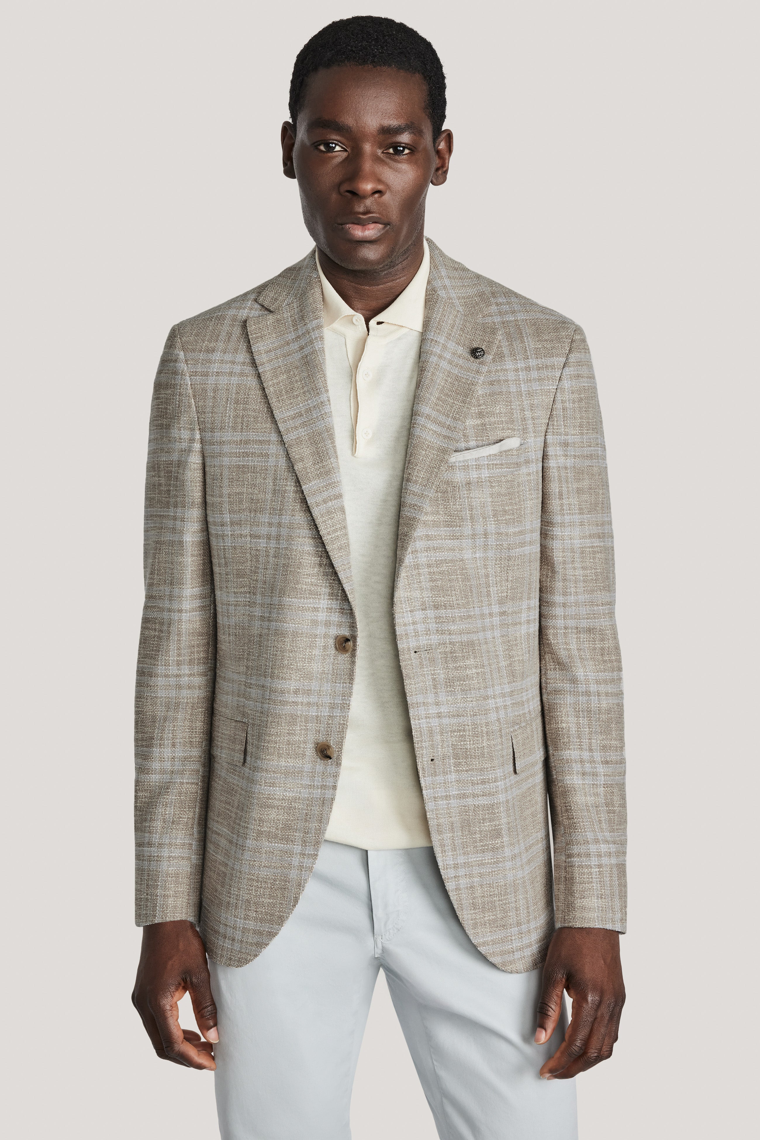 grey plaid blazer dress Kay Plaid Blazer Dress - Grey