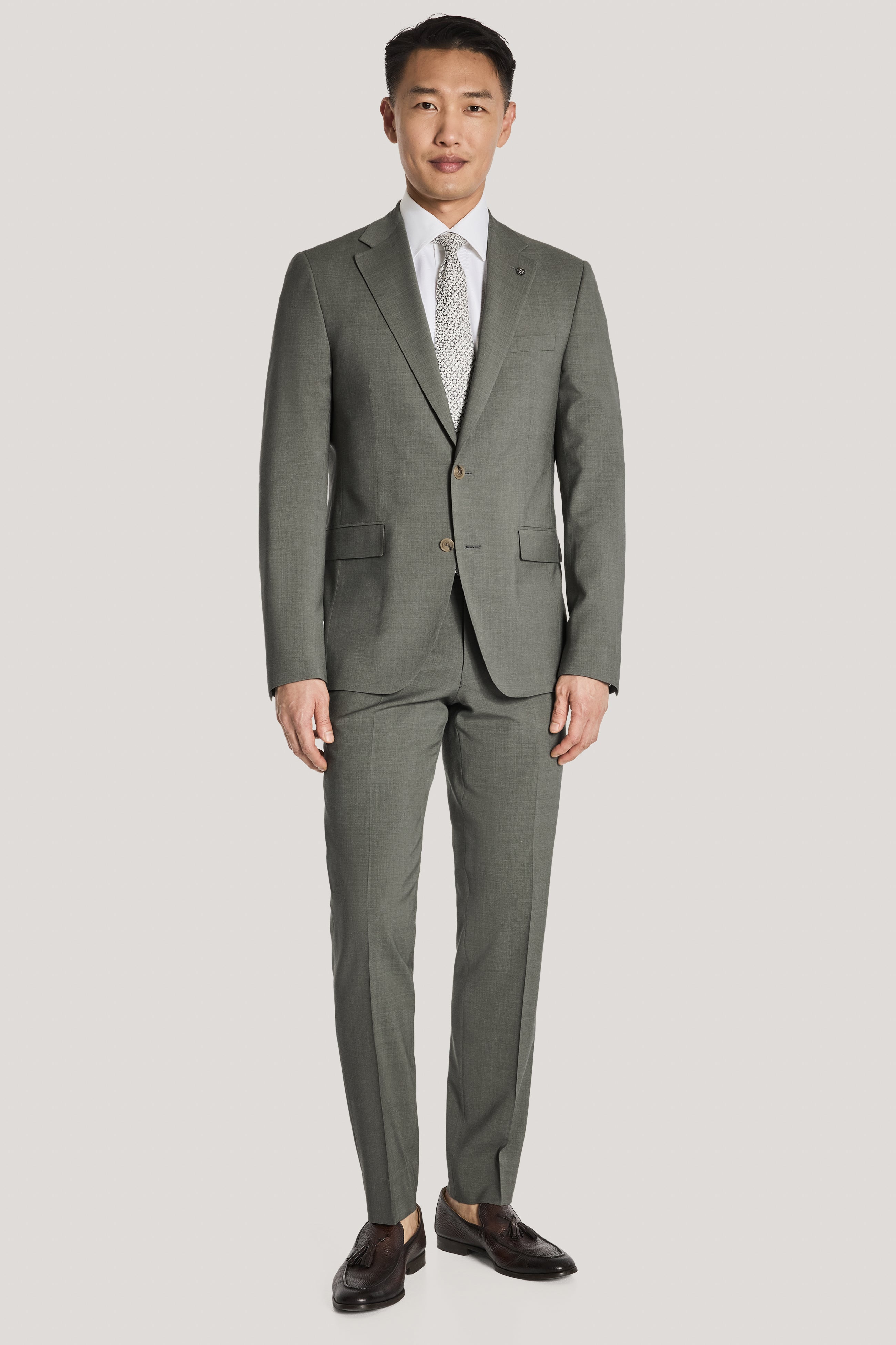 Esprit Sage Green Solid Suit Esprit Sage Green Solid Suit