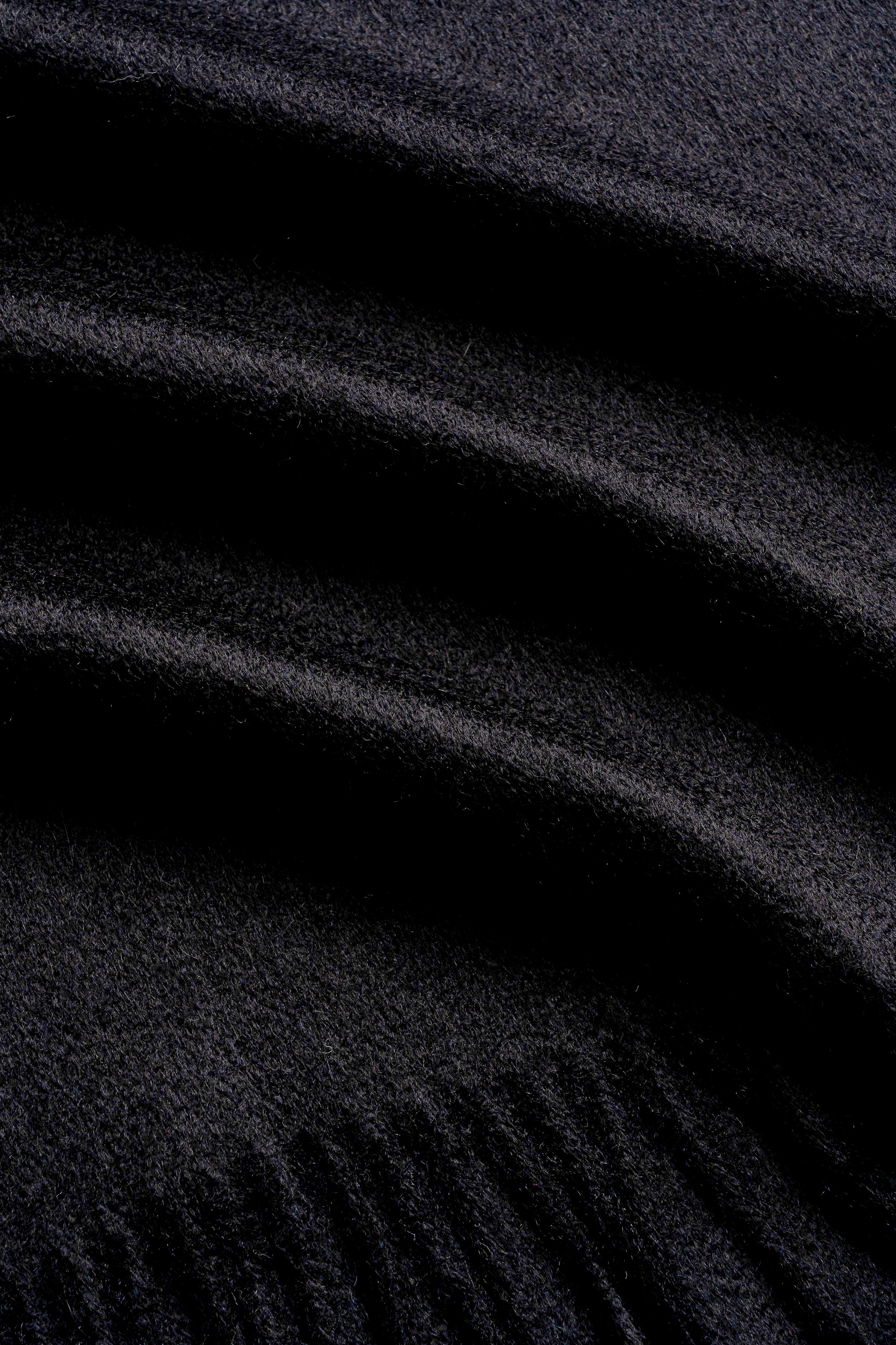 Black Cashmere Plain Throw-Throw-Jack Victor