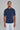 Alt view SetiCo Cotton and Silk Knit Polo in Navy