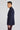 Hill Navy Solid Wool and Lycra Blazer