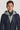 Alt view 1 Navy Blazer with Grey Removable Hooded Bib