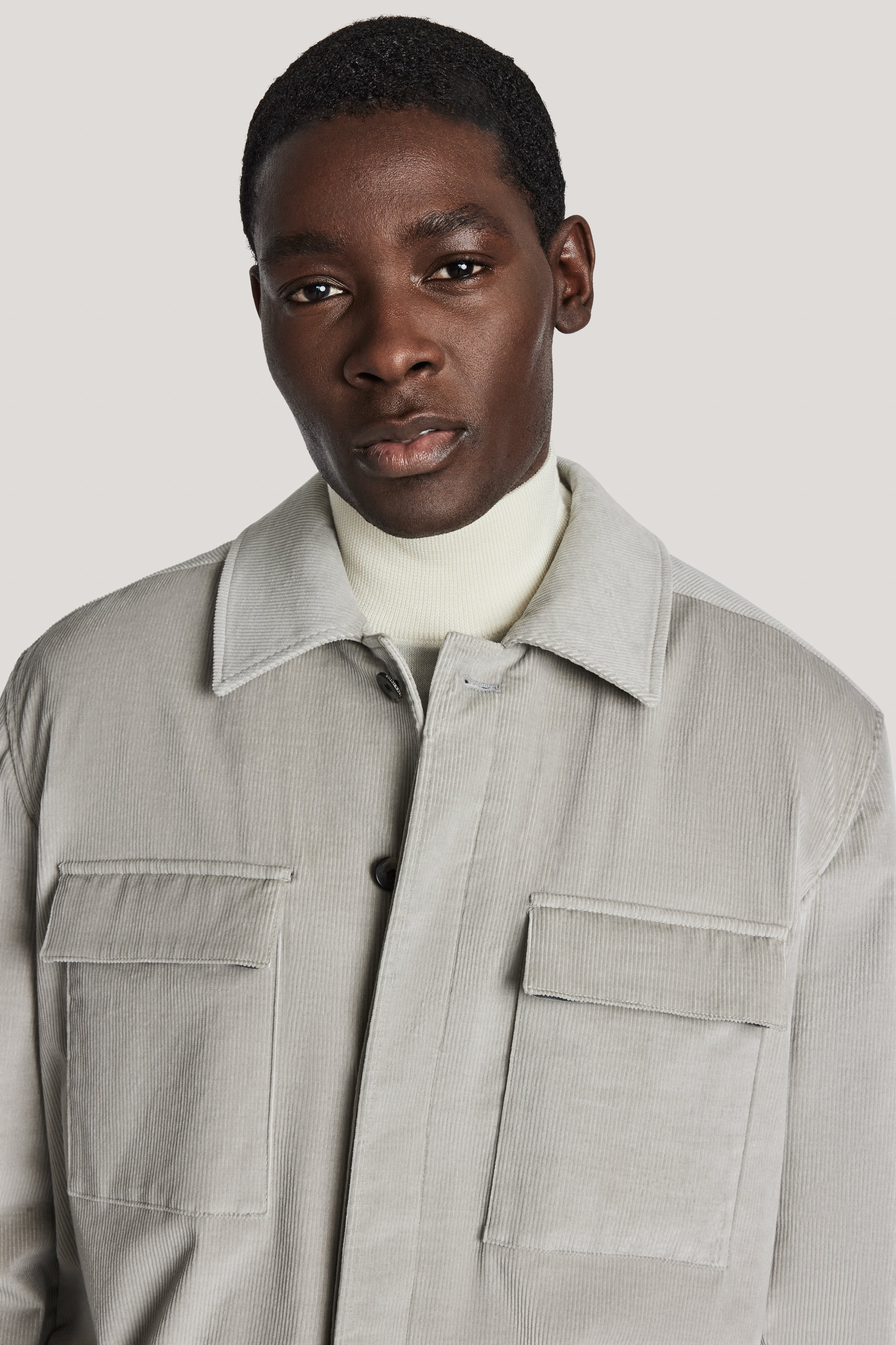 Alt view 1 Light Grey Shirt Jacket