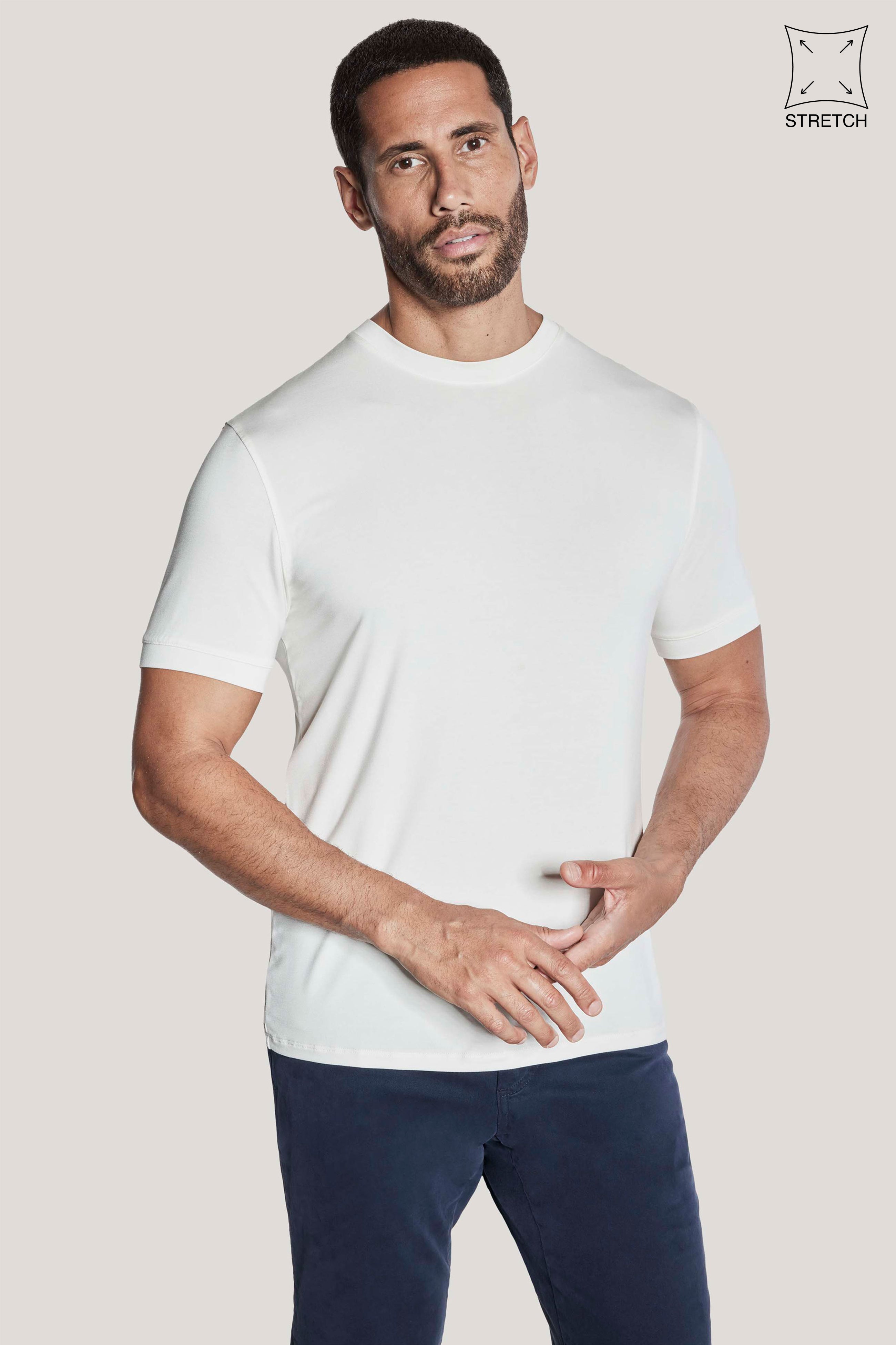 Alt view Ivory Short Sleeve T-Shirt