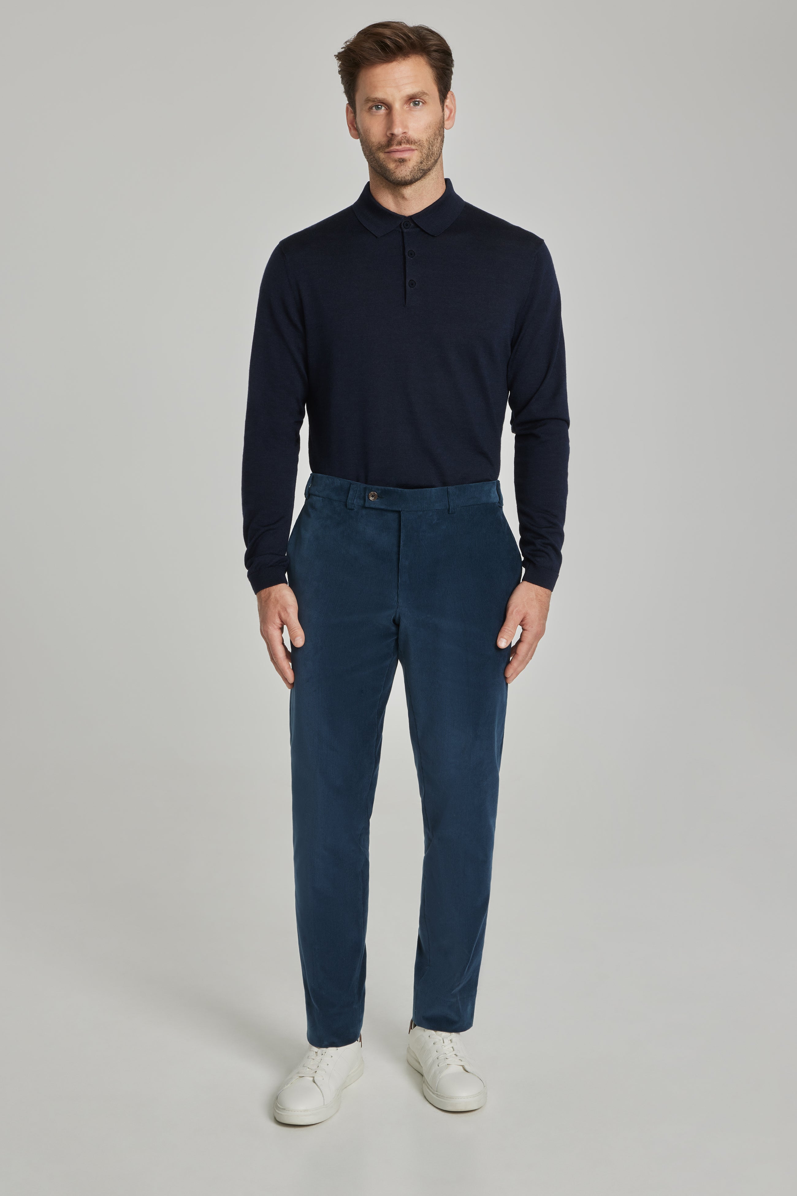 Alt view 3 Pablo Corduroy Trouser in Teal