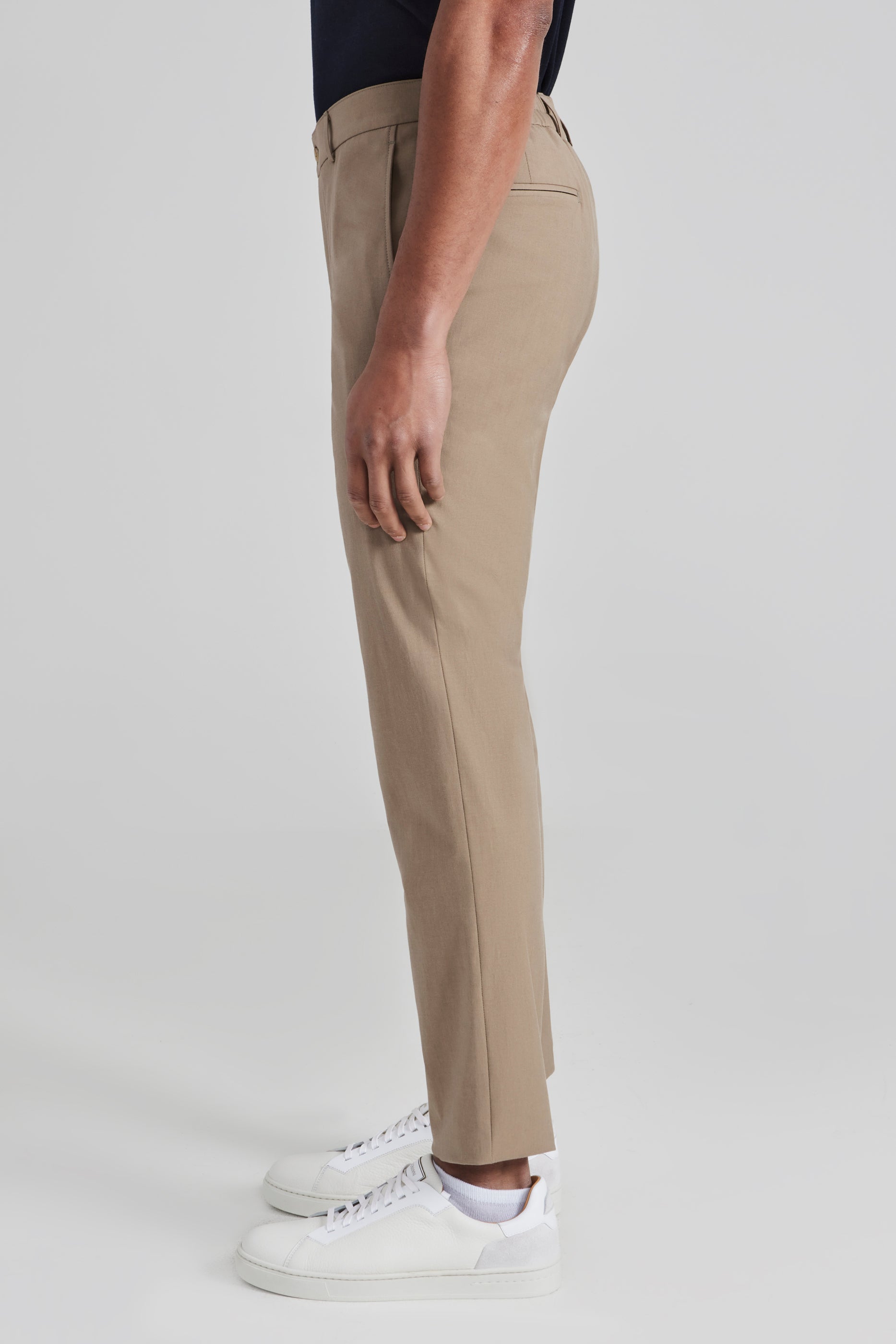 Alt view 3 Perth Wool and Cotton Stretch Pant in Camel