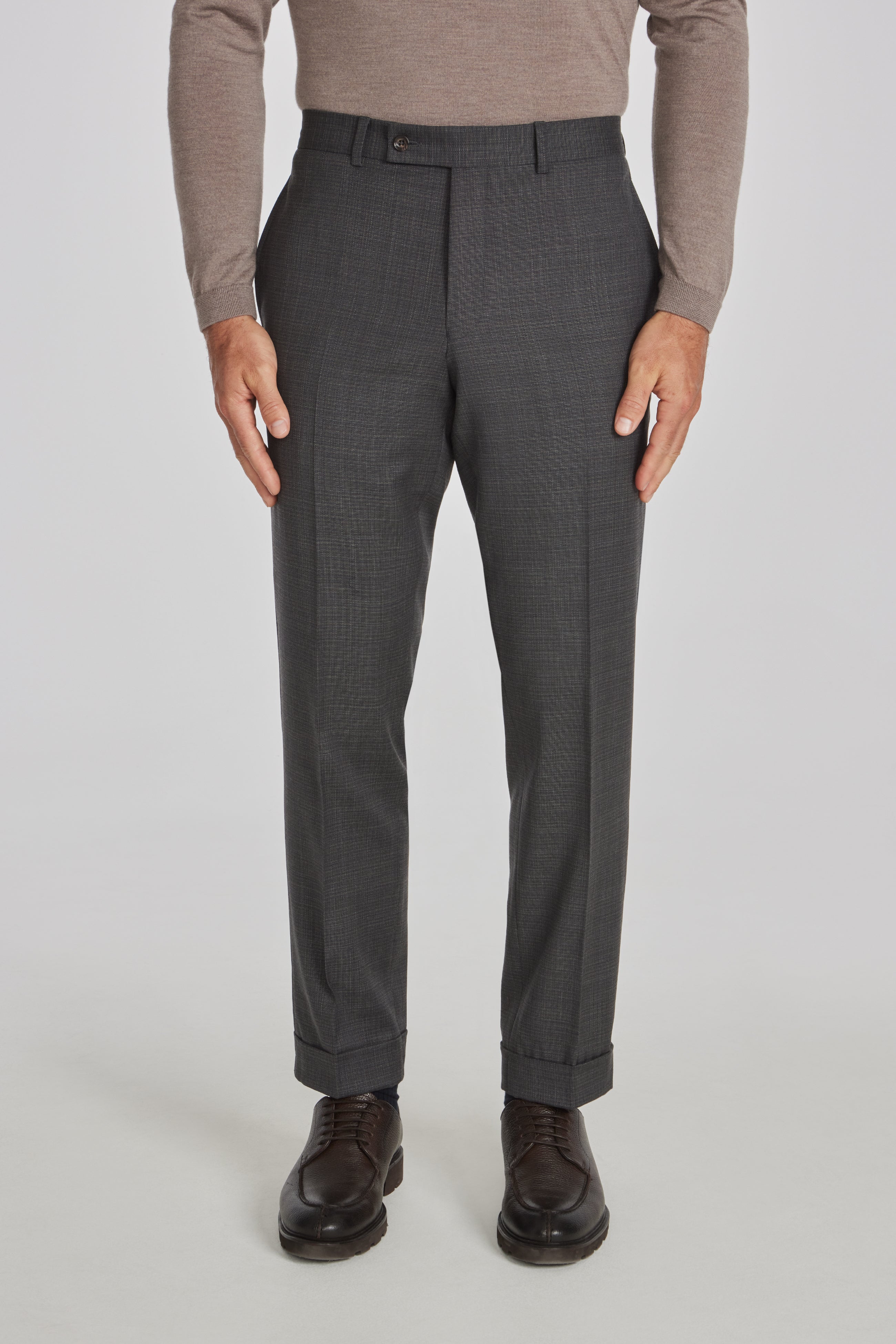 Alt view 3 Esprit Micro Pattern Super 120's Wool Stretch Suit in Charcoal