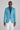 Alt view 2 Hartford Solid Knit Wool, Silk and Linen Blazer in Teal