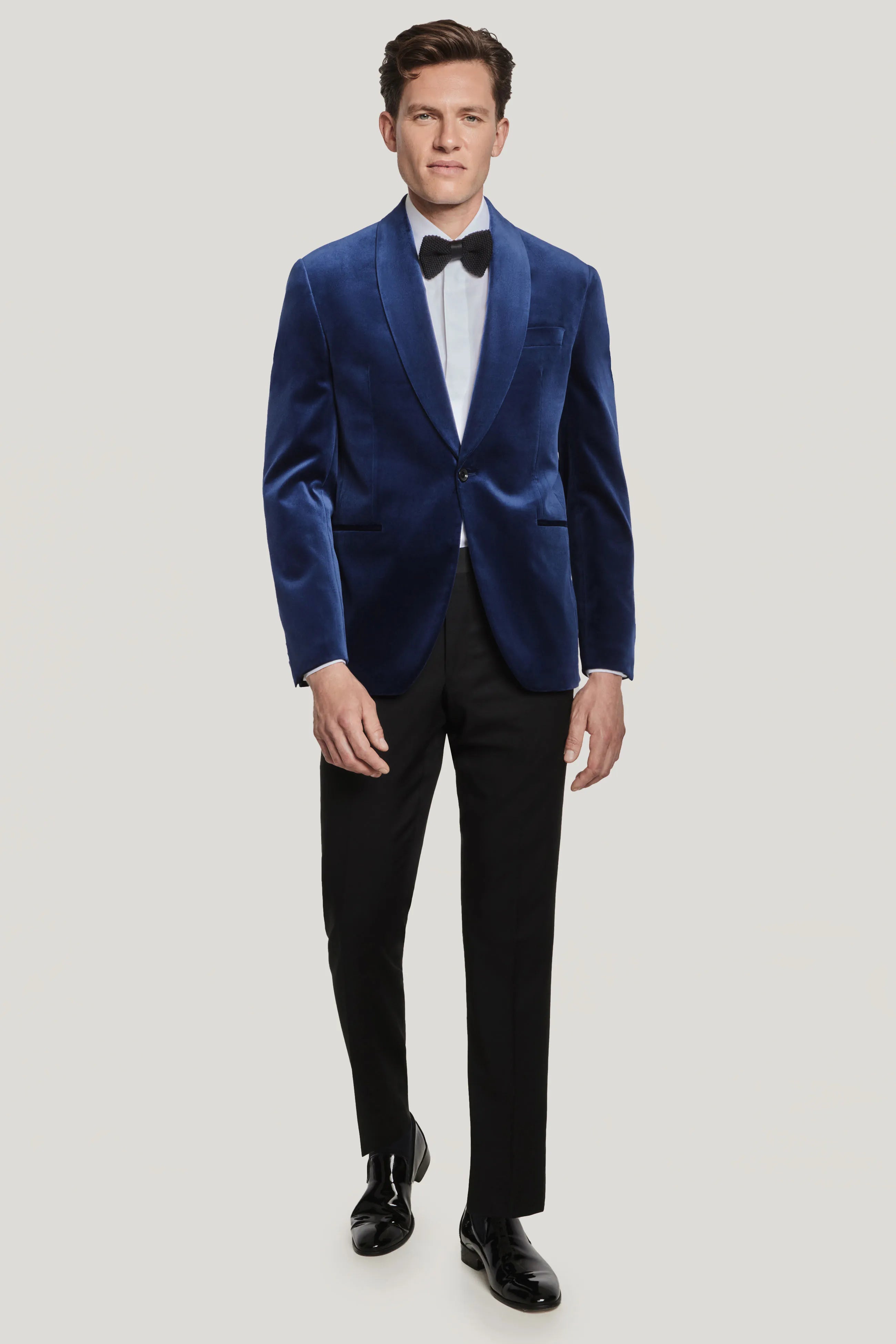 Blue velvet dinner jacket uk hot sale