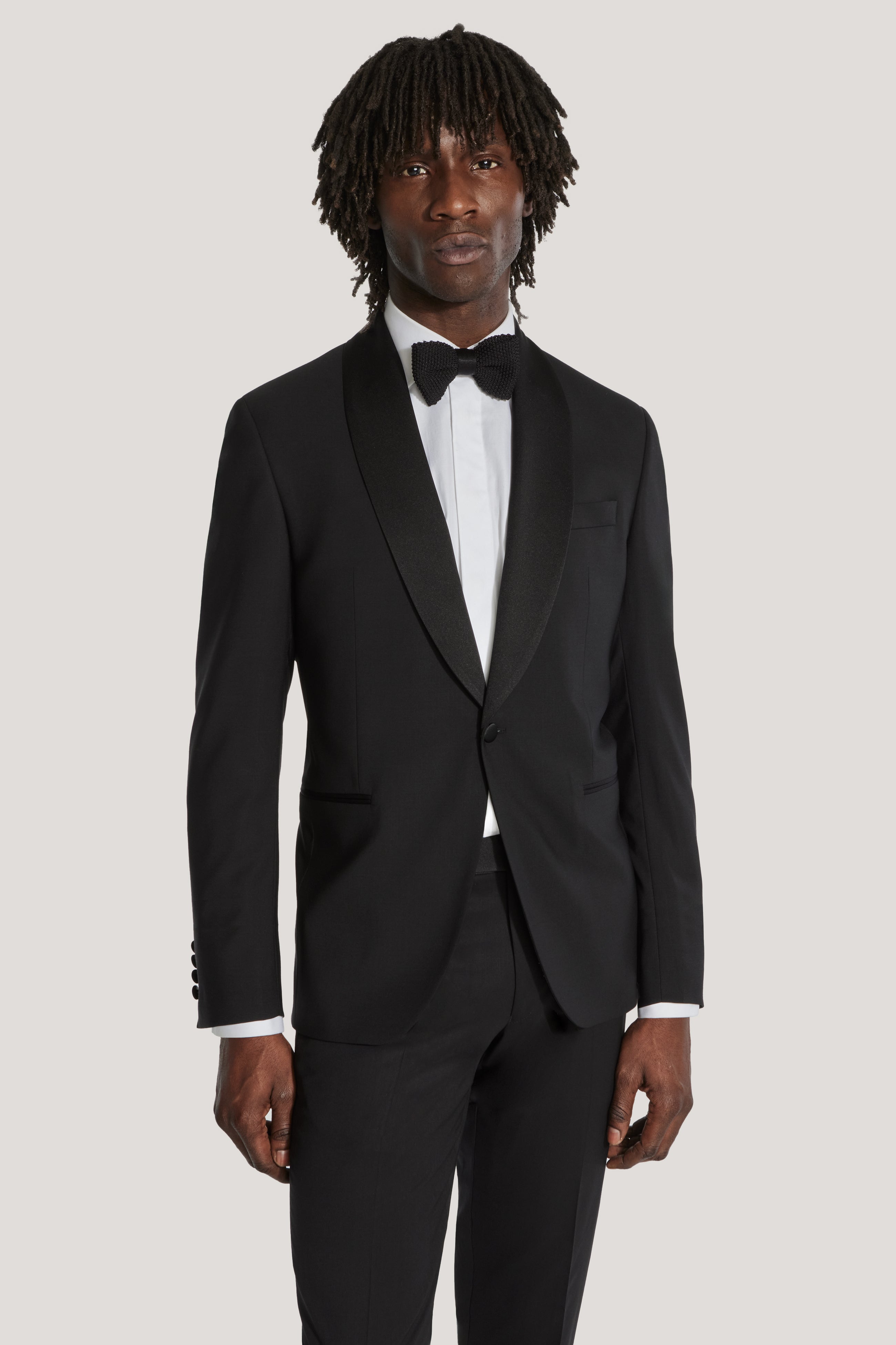 black dress shirt bow tie Wing Collar, Pleated Front, Black Tuxedo Shirt by Dobell