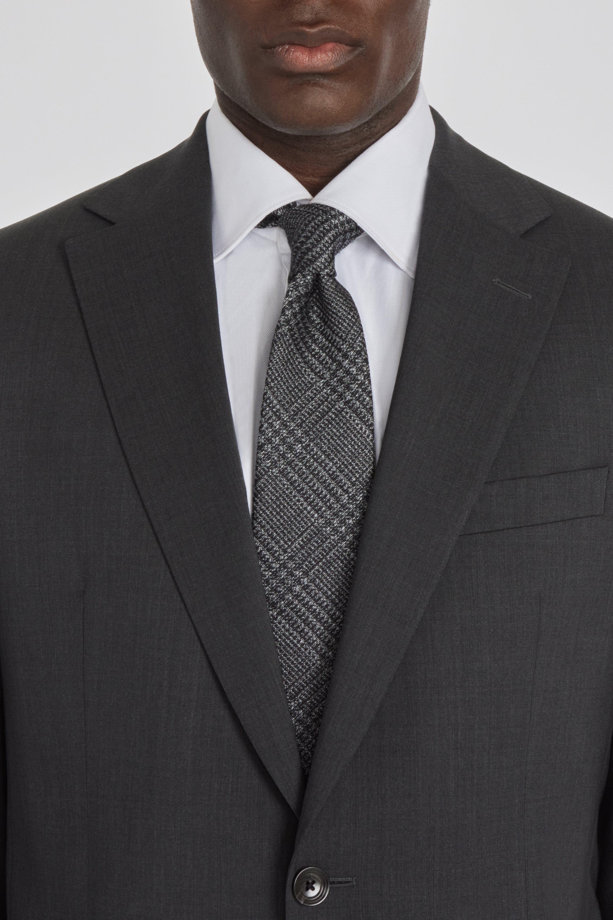 Charcoal Solid Elon Wool Suit Separate Jacket
