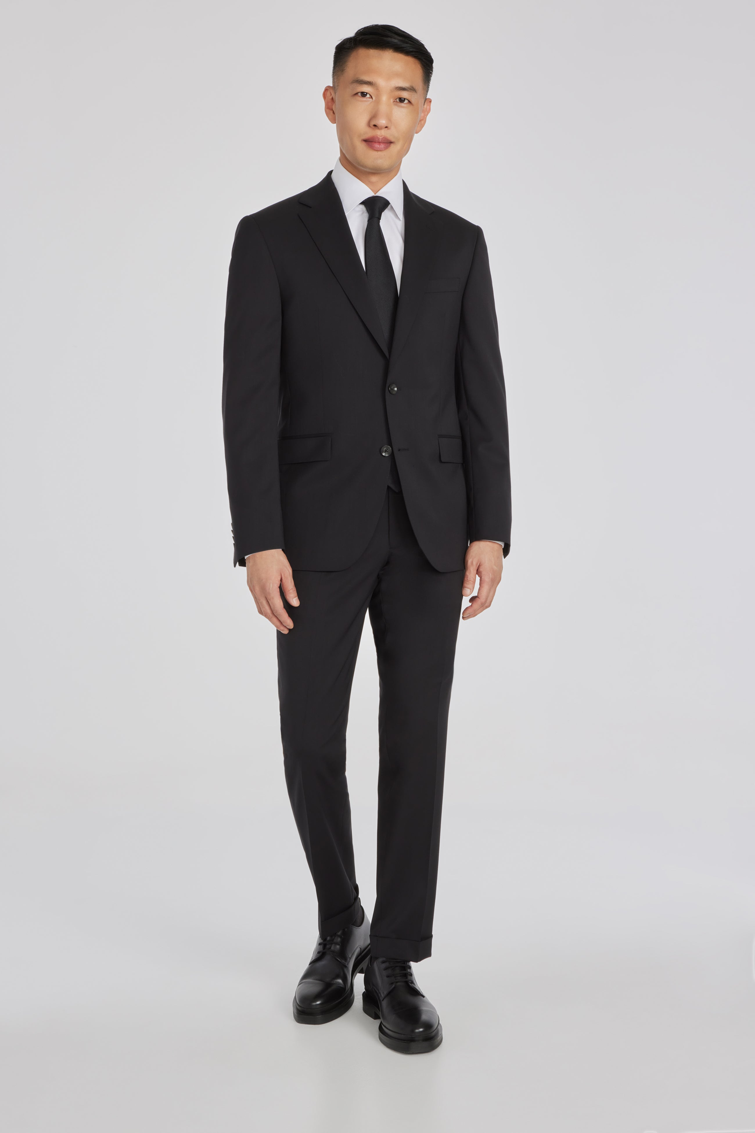 Alt view 2 Elon Solid Wool Suit Separate Jacket in Black