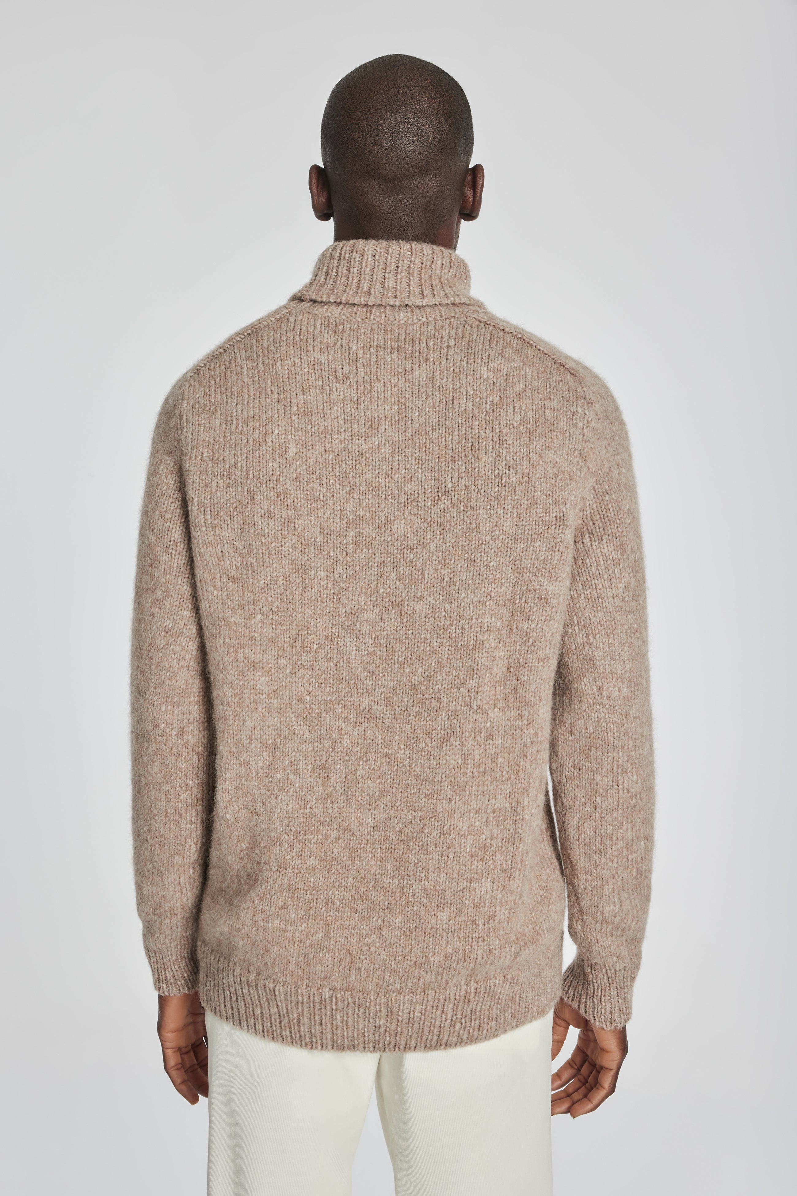 Alt view 5 Mount Pleasant Chunky Knit Turtleneck Sweater in Camel