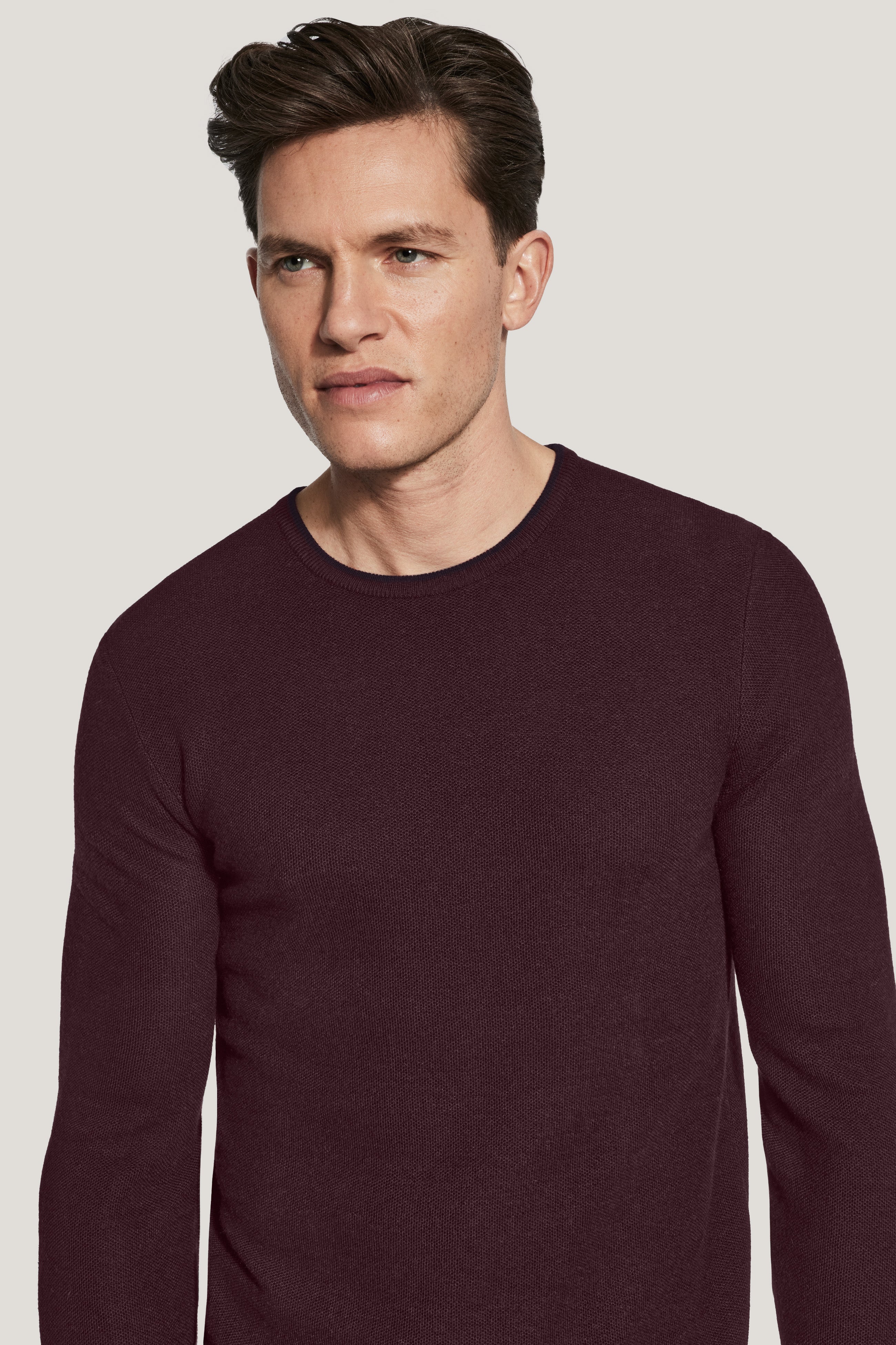 Alt view 1 Wine Crew Neck