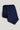 Navy tie with light blue polka dots in a woven texture, displayed folded against a neutral background.