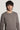 Taupe Cable Knit Crew Neck