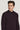 Alt view 1 Wine Melange Quarter Zip Sweater