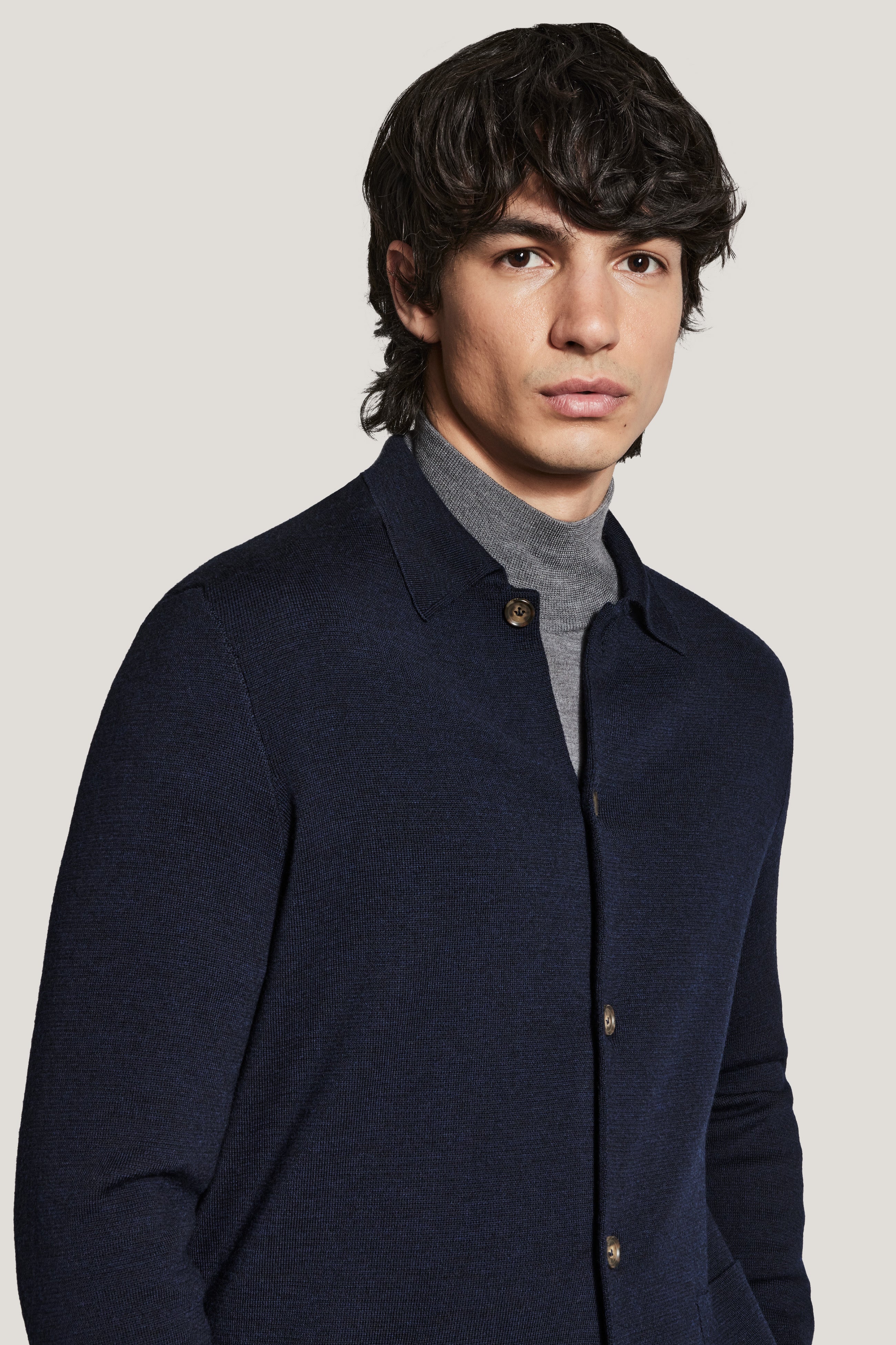 Alt view 1 Navy Shirt Jacket