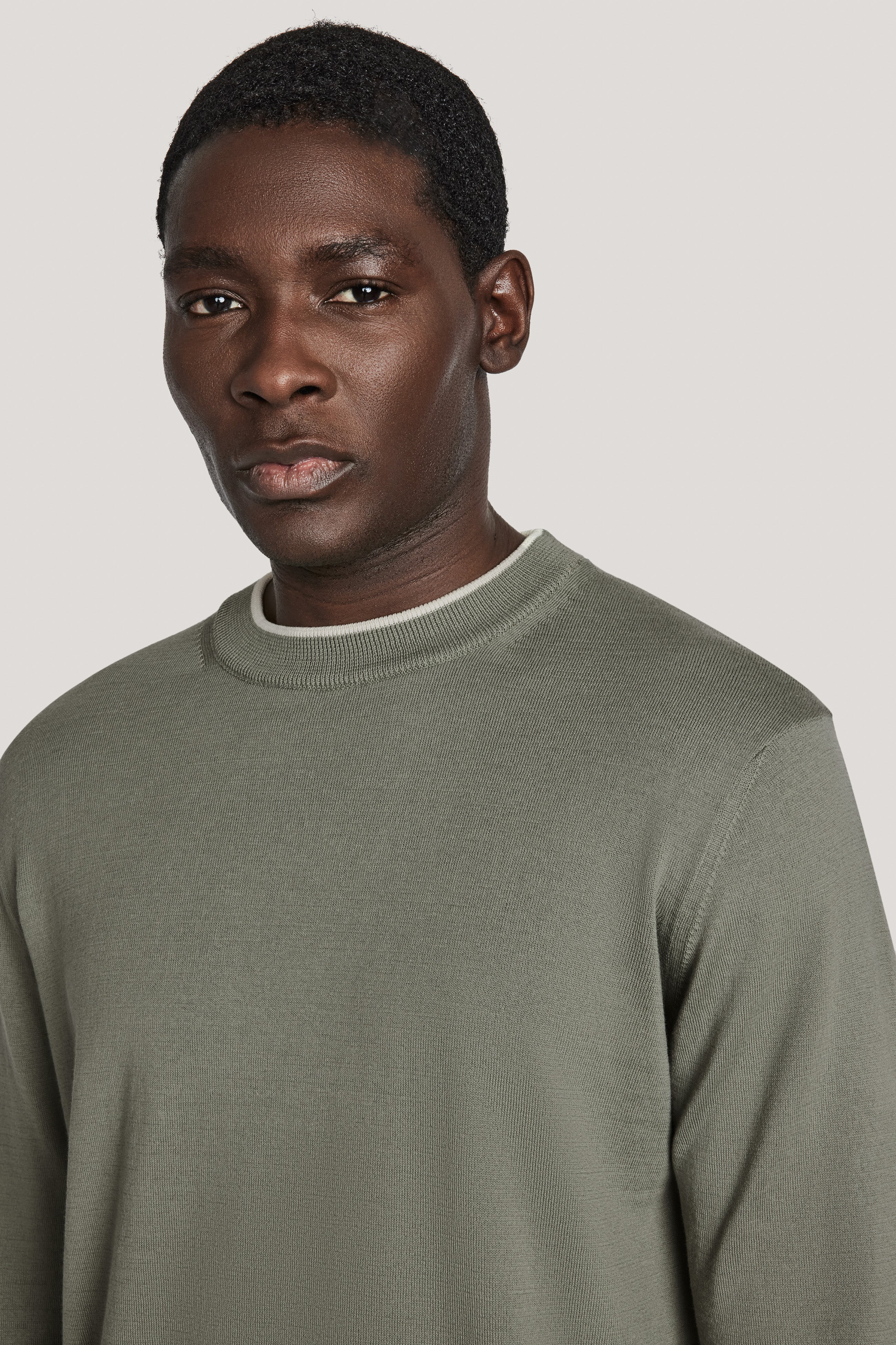 Charcoal Roll Neck - Wool, Silk, and Cashmere | Jack Victor