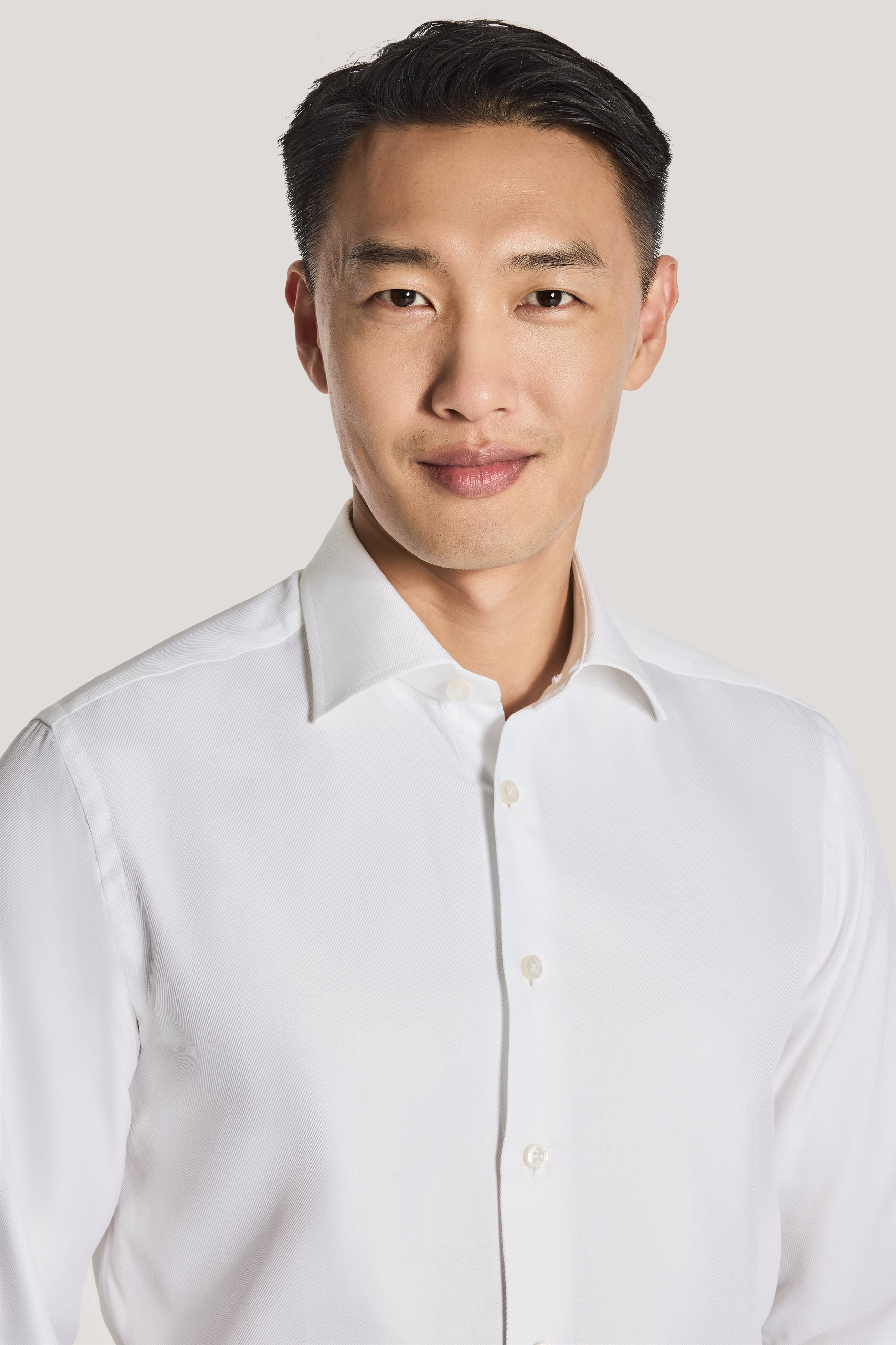 Roger White Twill Dress Shirt – Jack Victor Roger White Twill Dress Shirt – Jack Victor