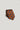 Terracotta tie with repeating navy and white geometric medallion pattern throughout.