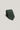 Green tie with textured woven pattern, rolled and displayed against neutral background.