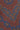 Red tie with paisley pattern in blue and gold tones on woven fabric.