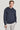 Cotton Cashmere Navy Hooded Sweatshirt