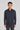 Aurelio Navy Cotton, Viscose and Silk Shirt