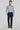 Arron Navy Cotton Striped Shirt
