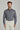 Alfonzo Navy Geometric Print Cotton Shirt