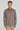 Alonzo Brown Geometric Print Cotton Shirt