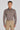 Alonzo Brown Geometric Print Cotton Shirt