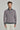 Valois Purple Birdseye Cotton and Silk Quarter Zip Sweater