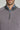 Valois Purple Birdseye Cotton and Silk Quarter Zip Sweater