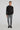 Alt view 2 Redfern Wool, Silk and Cashmere Long Sleeve Polo in Black