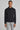 Alt view 1 Redfern Wool, Silk and Cashmere Long Sleeve Polo in Charcoal
