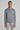 Alt view Redfern Wool, Silk and Cashmere Long Sleeve Polo in Grey