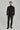 Felix Black Solid Wool, Silk and Cashmere Turtleneck