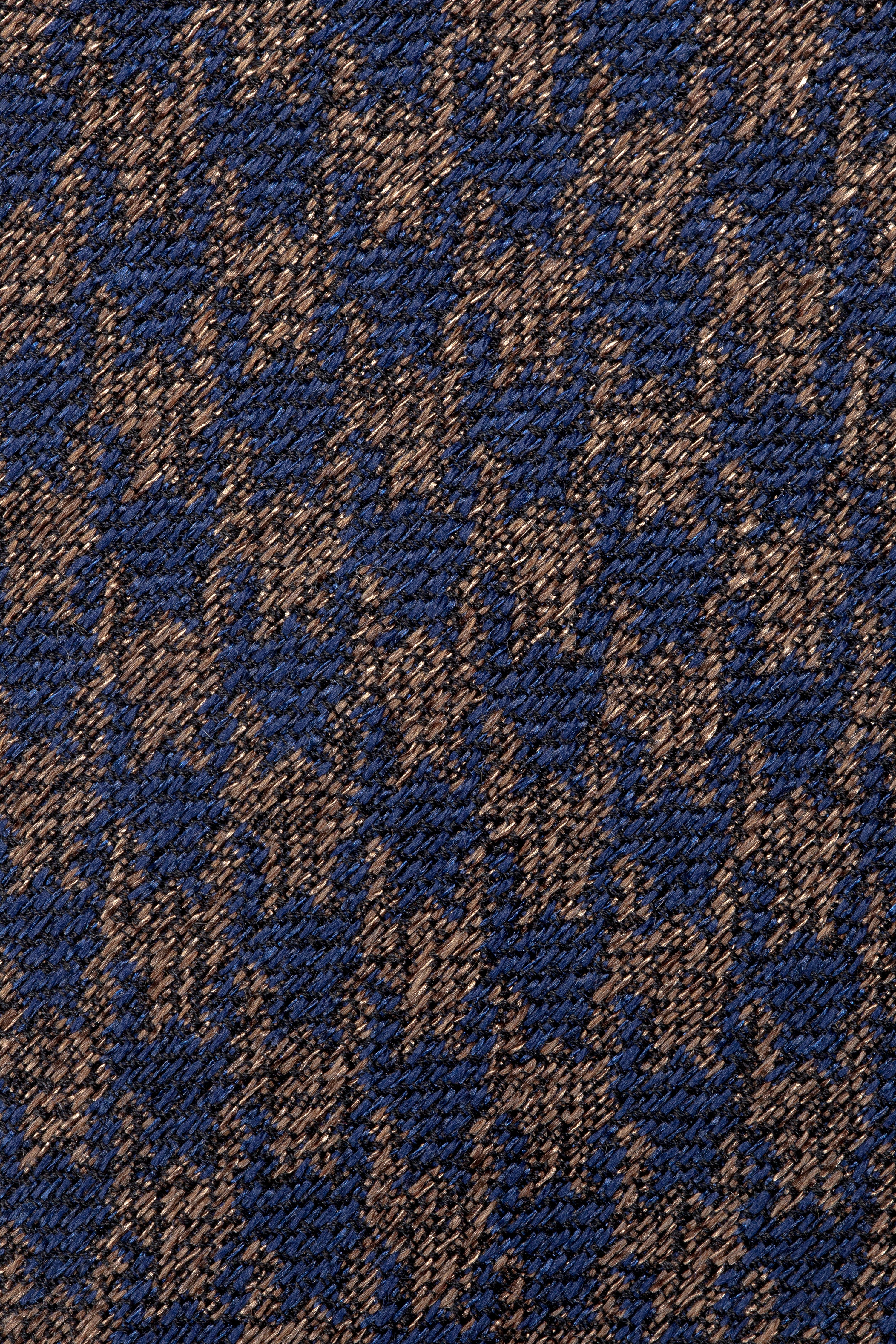 Alt view 1 Noble Houndstooth Woven Tie in Brown